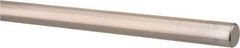 Thomson Industries - 1/4" Diam, 5' Long, Steel Standard Round Linear Shafting - 60-65C Hardness, .2495/.2490 Tolerance - Top Tool & Supply