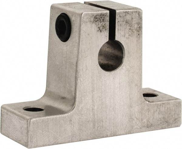 Thomson Industries - 1/4" Diam, Aluminum Alloy Shaft Support - Plain Shafting - Top Tool & Supply