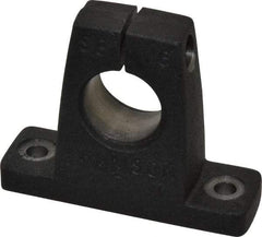 Thomson Industries - 1" Diam, Malleable Iron Alloy Shaft Support - Plain Shafting - Top Tool & Supply