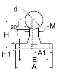 Thomson Industries - 1/2" Shaft Diam, 1-1/2" Base Width, Stainless Steel Shaft, Aluminum Rail, Round Shaft Assemblies - 48" Long, 1/4" Neck Width - Top Tool & Supply