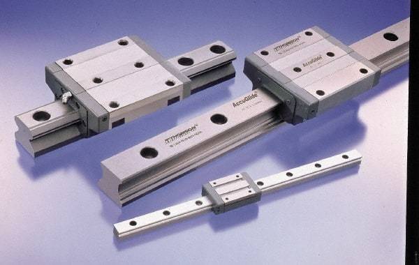 Thomson Industries - 1,000mm OAL x 20mm Overall Width x 18mm Overall Height Roller Rail System - 60mm Between Holes - Top Tool & Supply