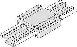 Thomson Industries - Manually Driven Linear Motion System - 36" Long x 2.63" Wide - Top Tool & Supply