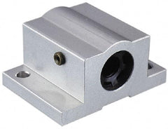 Thomson Industries - 1" Inside Diam, 1900/3800 Lbs. Dynamic Capacity, Closed Single Pillow Block Linear Bearing - 2.19" Overall Height x 3-1/4" Overall Width - Top Tool & Supply