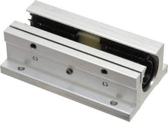 Thomson Industries - 1/2" Inside Diam, 180/360 Lbs. Dynamic Capacity, Open Twin Pillow Block Linear Bearing - 1.13" Overall Height x 2" Overall Width - Top Tool & Supply