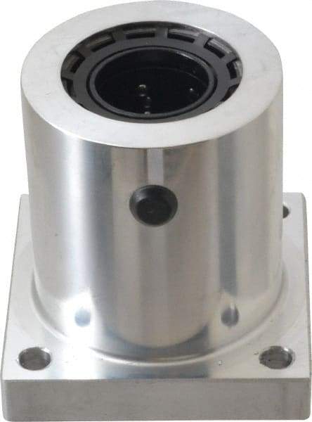 Thomson Industries - 2.13" Inside Diam, 1050/2100 Lbs. Dynamic Capacity, Single Flanged Pillow Block Linear Bearing - 2-3/4" Overall Width - Top Tool & Supply