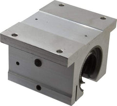 Thomson Industries - 1-1/2" Inside Diam, 3880/7760 Lbs. Dynamic Capacity, Open Single Pillow Block Linear Bearing - 2.94" Overall Height x 4-3/4" Overall Width - Top Tool & Supply