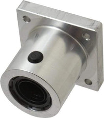 Thomson Industries - 1-3/4" Inside Diam, 600/1200 Lbs. Dynamic Capacity, Single Flanged Pillow Block Linear Bearing - 2.38" Overall Width - Top Tool & Supply