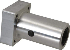 Thomson Industries - 1-3/4" Inside Diam, 1130/2260 Lbs. Dynamic Capacity, Twin Flanged Pillow Block Linear Bearing - 2.38" Overall Width - Top Tool & Supply