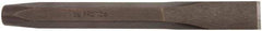 Proto - 12" OAL x 1" Blade Width Cold Chisel - 1" Tip, 7/8" Stock, Steel Handle - Top Tool & Supply