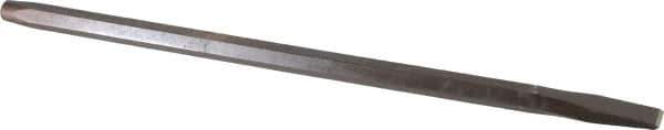 Proto - 12" OAL x 1/2" Blade Width Cold Chisel - 1/2" Tip, 7/16" Stock, Steel Handle - Top Tool & Supply