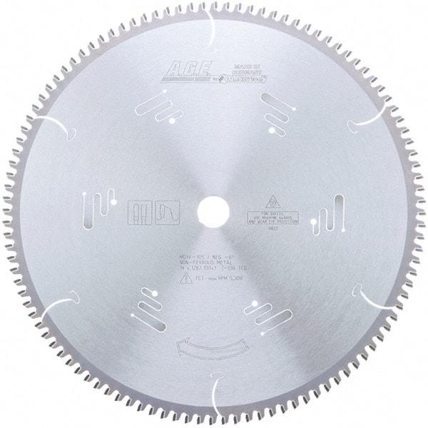 Amana Tool - 14" Diam, 1" Arbor Hole Diam, 108 Tooth Wet & Dry Cut Saw Blade - Carbide-Tipped, Clean Action, Standard Round Arbor - Top Tool & Supply