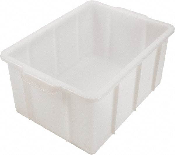 Dynalon Labware - 5.3 Gal, Clear Polyethylene Tote Container - Nesting, 16.3" Long x 12.4" Wide x 7.9" High - Top Tool & Supply