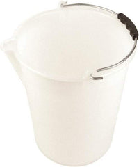 Dynalon Labware - 3-3/16 Gal Translucent Tapered Conical Polyethylene Bucket - 11-13/16" High x 11" Diam - Top Tool & Supply