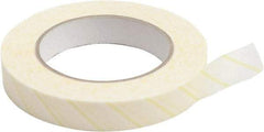 Dynalon Labware - White Paper Tape - 4-3/4" Wide x 164' Long x 3.937 mil Thick, Autoclavable with Minimum Temp 121 C/249 F, Changes Color From White to Brown - Top Tool & Supply