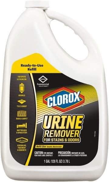 Clorox - 128 oz Bottle Liquid Bathroom Cleaner - Clean Floral Scent, Disinfectant, Urinals, Carpet, Upholstery & Concrete - Top Tool & Supply