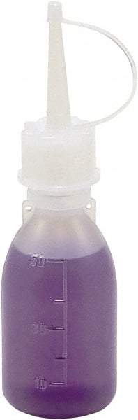 Dynalon Labware - 250 mL Dispensing Bottle - Polyethylene, Translucent, 5.1" High x 1-1/2" Diam, 15mm Cap - Top Tool & Supply