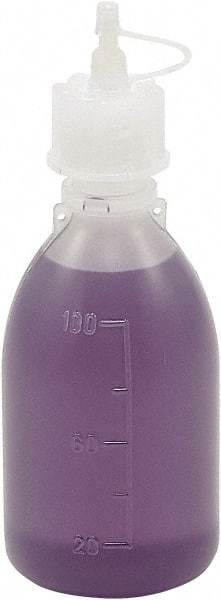 Dynalon Labware - 100 mL Dispensing Bottle - Polyethylene, Translucent, 5" High x 1.9" Diam, 15mm Cap - Top Tool & Supply