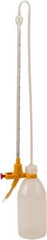 Dynalon Labware - 15 ml Borosilicate Glass Burette, Polyethylene Bottle Titrating Burette - 4-39/64" Diam x 19-19/64" High - Top Tool & Supply