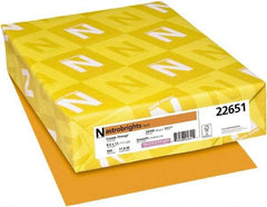 Neenah Paper - Cosmic Orange Colored Copy Paper - Use with Laser Printers, Inkjet Printers, Copiers - Top Tool & Supply