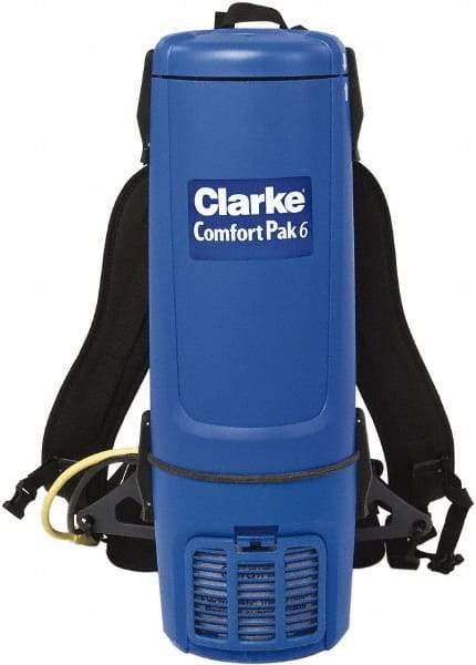 Clarke - Backpack Vacuum Cleaner - 120 Volts, 10 Amps, Accessories Included - Top Tool & Supply