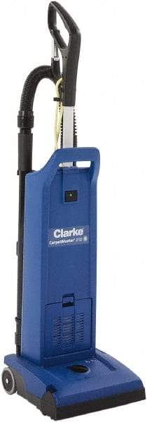 Clarke - Dual Motor Upright Vacuum Cleaner - 11-1/2" Cleaning Width, 9" Amps, Ergonomic Handle - Top Tool & Supply