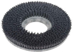 Clarke - 14" Diam Scrubbing Brush - 14" Machine, Black Pad, Polypropylene - Top Tool & Supply