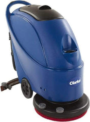 Clarke - 20" Cleaning Width, Battery Powered Floor Scrubber - 0.75 hp, 160 RPM, 10.5 Gal Tank Capacity - Top Tool & Supply