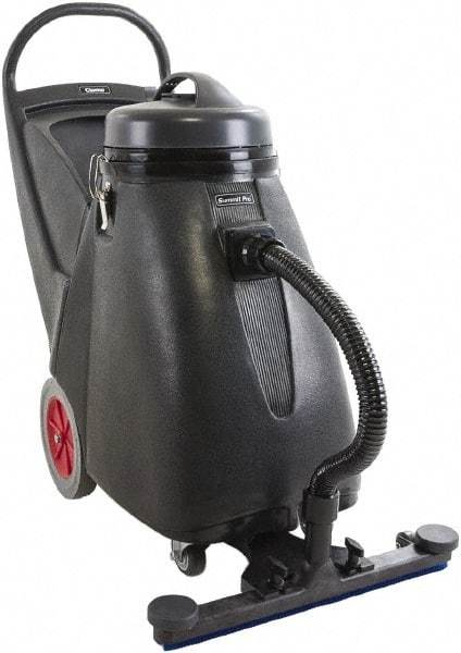 Clarke - 18 Gal Plastic Tank, Electric Powered Wet/Dry Vacuum - 1.17 Peak hp, 110 Volt, 8 Amps, 9' Hose Fitting, Cloth Filter, Accessories Included - Top Tool & Supply