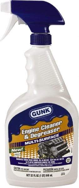 Gunk - Proprietary Formula Engine Cleaner/Degreaser - 32 oz Spray Bottle - Top Tool & Supply