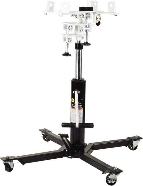 Omega Lift Equipment - 1,000 Lb Capacity Pedestal Transmission Jack - 36 to 73-1/8" High, 34-1/2" Chassis Width x 34-3/8" Chassis Length - Top Tool & Supply