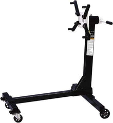 Omega Lift Equipment - 750 Lb Capacity Engine Repair Stand - 36-3/4 to 36-3/4" High, 31-1/2" Chassis Width x 31-1/2" Chassis Length - Top Tool & Supply