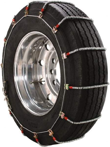 Peerless Chain - Single Axle Tire Chains - For Use with 275/75-22.5, 275/80-22.5, 285/70-24.5, 285/75-22.5, 295/70-22.5, 295/75-22.5 - Top Tool & Supply