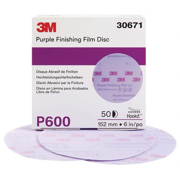 3M - Hook & Loop Discs Abrasive Type: Film Disc Disc Diameter (Inch): 6 - Top Tool & Supply