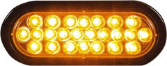 Buyers Products - 6 Flash Rate, Recessed Mount Emergency Strobe Light Assembly - Powered by 12 to 24 Volts, Amber - Top Tool & Supply