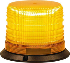 Buyers Products - 8 Flash Rate, 1" Pipe & 3-Bolt Mount Emergency Strobe Light Assembly - Powered by 12 to 24 Volts, Amber - Top Tool & Supply