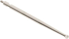 SPI - 2mm Ball Diam, Steel, Ball Test Indicator Contact Point - 0.497" Contact Point Length, Use with Brown & Sharpe Test Indicators - Top Tool & Supply