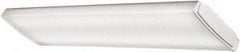 Lithonia Lighting - 1 Lamp, 4 Ft. Long, 41 Watt, 4,563 Lumen, Surface Mounted, LED Lamp Wraparound Light Fixture - 120-277 Volt, White - Top Tool & Supply