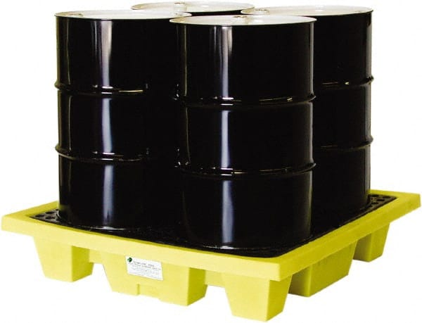 Enpac - Spill Pallets, Platforms, Sumps & Basins Type: Spill Deck or Pallet Number of Drums: 4 - Top Tool & Supply