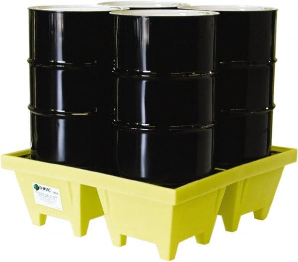 Enpac - Spill Pallets, Platforms, Sumps & Basins Type: Spill Deck or Pallet Number of Drums: 4 - Top Tool & Supply