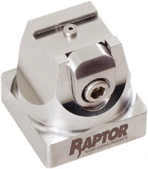 Raptor Workholding - 3/4" Jaw Width, 2-1/8" High x 2.07" Long x 2.07" Wide Dovetail Vise - For Use with 4 & 5 Axis Workholding Systems - Top Tool & Supply