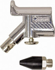 Coilhose Pneumatics - Pocket Blow Gun Kit - 1/4 NPT Inlet, 150 Max psi, Chrome Plated Zinc Hose - Top Tool & Supply