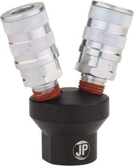 Value Collection - 1/4" Inlet, 1/4" Outlet Manifold - 1 Inlet Port, 2 Outlet Ports - Top Tool & Supply