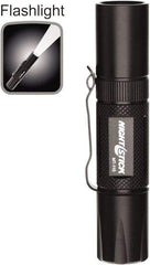 Bayco - LED Bulb, Industrial/Tactical Flashlight - Black Aluminum Body, AA Batteries - Top Tool & Supply