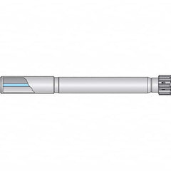 Allied Machine and Engineering - Axial Clamp Straight Shank Modular Reamer Body - Exact Industrial Supply