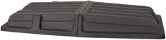 Wesco Industrial Products - 61" Long x 28-3/8" Wide x 7-1/2" High, Black Plastic Tilt Truck Lid - Use with Wesco 272575, 272576, 272577, 272578, 272579, 272580 - Top Tool & Supply