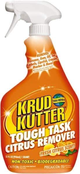 Krud Kutter - 32 oz Spray Bottle Cleaner/Degreaser - Liquid, Biodegradable, Citrus - Top Tool & Supply