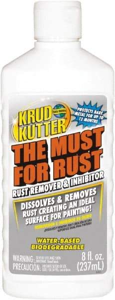 Krud Kutter - 8 oz Bottle Rust Remover - VOC Content g/L 45, Removes Rust Deposits - Top Tool & Supply