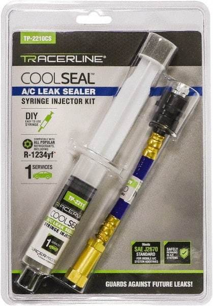 Spectroline - 3 Piece Automotive Leak Detector Kit - Uses UV Method, For A/C Systems & Hoses - Top Tool & Supply