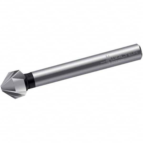 Walter-Titex - 8mm Head Diam, 6mm Shank Diam, 3 Flute 90° High Speed Steel Countersink - Top Tool & Supply