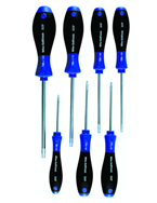 7 Piece - IP8; IP10; IP15; IP20; IP25; IP30; IP40 - TorxPlus SoftFinish® Cushion Grip Screwdriver Set - Top Tool & Supply